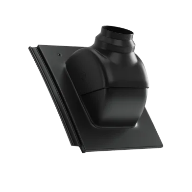 Horizont - Durchgangsstein mit Adapter für Turbokessel-Abgas Ø 100 und 125 mm – inkl. Dichtmanschette