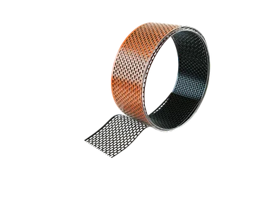 Schutzlüftungsband Aluminium AL 100 mm – 1 Rolle/5 lfm (ziegelrot/anthrazit)