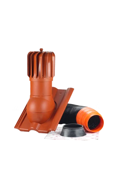 Entlüftungsset Betonpres Natura TURBINE Ø 150 mm (Flexschlauch 750 mm, Dichtmanschette)