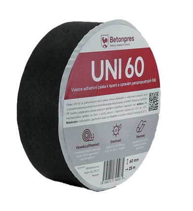 UNI 60 – Klebeband für diffusionsoffene Folien 60 mm – 25 m