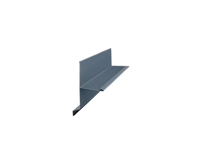 Ortgangverkleidung Horizont – FeZn 0,6 × 2000 mm – Zuschnittbreite 380 mm