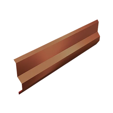 Abdeckleiste für Wandanschluss FeZn 0,6 × 2000 mm – Zuschnittbreite 110 mm