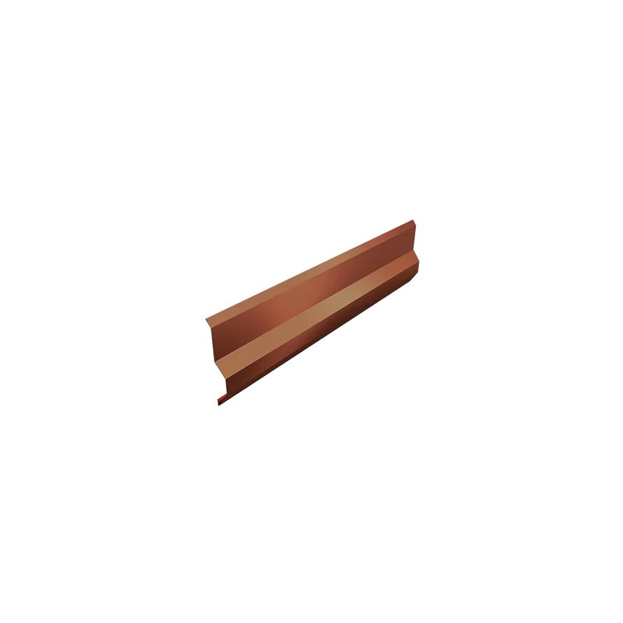 Abdeckleiste für Wandanschluss FeZn 0,6 × 2000 mm – Zuschnittbreite 110 mm – Hauptfoto