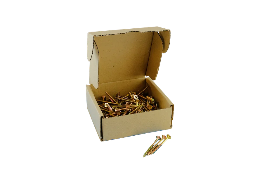 Schraube 4×50 mm TORX FeZn Teilgewinde (Pack 100 Stk.) – Zweites Foto